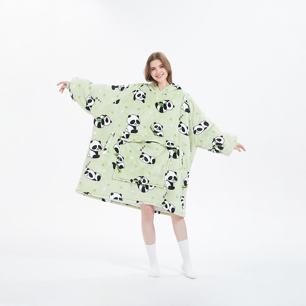 💥This Week's Special Price $99💥Green Panda Blanket Hoodie
